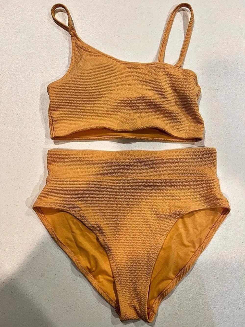 Old Navy  Textured Bikini Set in Orange Like New